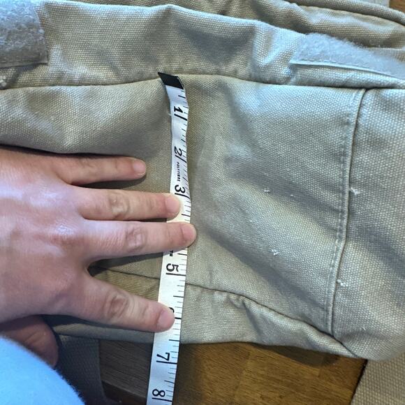 Arizona Y2K Tan Cargo Purse Messenger Bag 90s Rare Pockets Crossbody Satchel - Picture 15 of 16